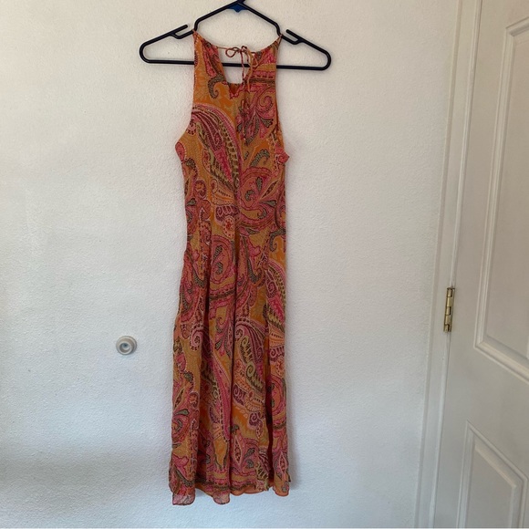 Ann Taylor midi paisley dress - Picture 4 of 5